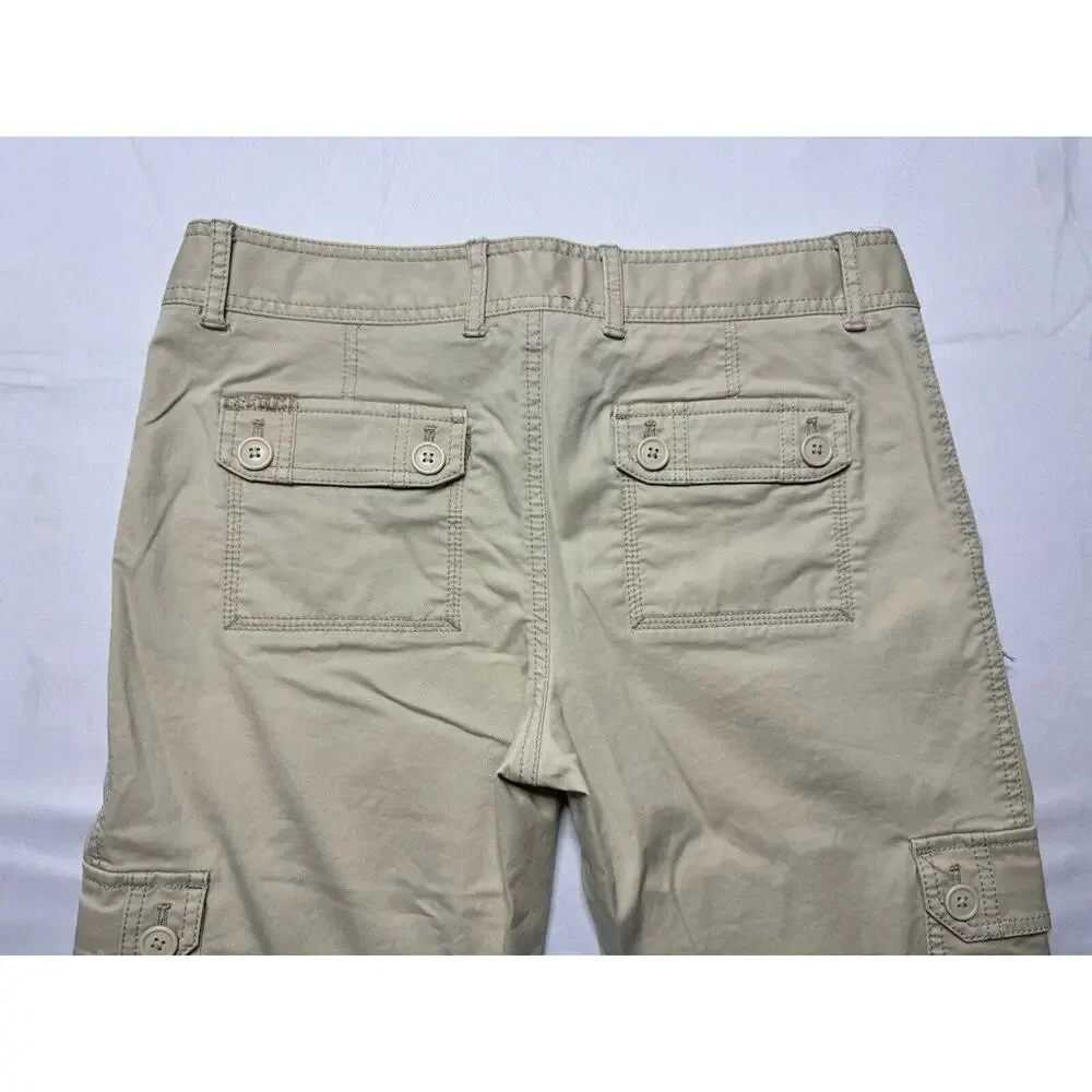 Juicy Couture Women’s Khaki Slim Fit Cargo Pants - Size 4 (32x32) - Picture 3 of 7